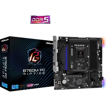ASROCK Alaplap S1700 B760M PG RIPTIDE INTEL B760, mATX