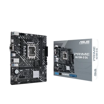ASUS Alaplap S1700 PRIME H610M-D D4 INTEL H610, mATX