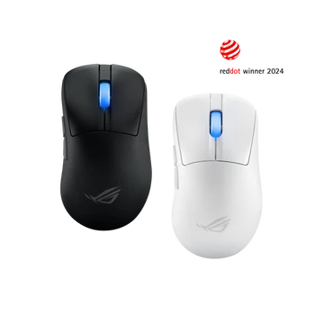 ASUS Vezetékes / Vezeték Nélküli egér ROG KERIS II ACE USB Optikai, Fehér 42000DPI