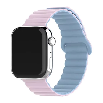 BLACKBIRD Szíj Iwatch készülékhez SPORT mágneses Rózsaszín Világos kék 38/40/41/S1042 mm