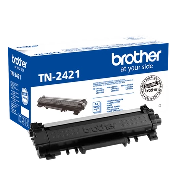 BROTHER Toner TN-2421, Nagy kapacitású - 3000 oldal (ISO/IEC 19752), Fekete