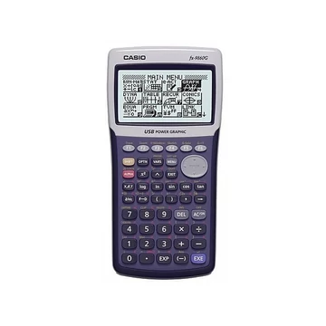 CASIO  Számológép, tudományos, 905 funkció, grafikus kijelző, "CFX-9860G"