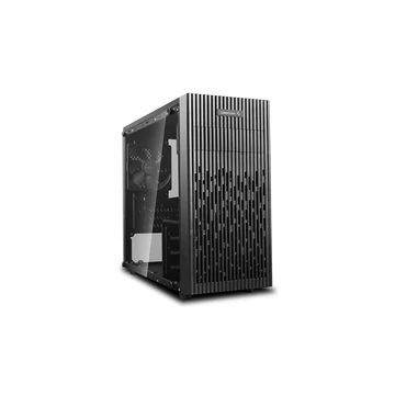 DEEPCOOL Ház Micro ATX/Mini-ITX MATREXX 30, Tápegység nélkül, Fekete, Üvegfalú