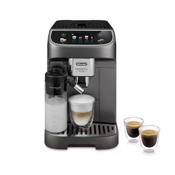 DELONGHI ECAM320.70.TB Magnifica Plus automata 2 személyes kávéfőző, 18 program, tartály: 1,8l, 1450W, Inox