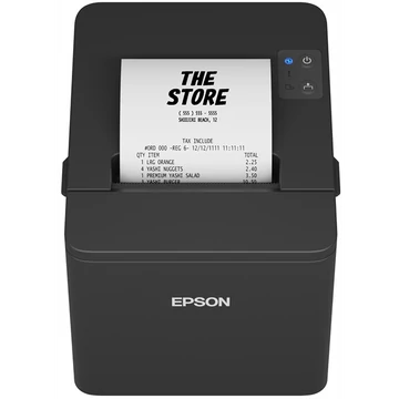 EPSON Blokknyomtató - TM-T20IV (102) (250mm/s, 203 DPI, 80mm, USB/RS-232/LAN, Fekete)