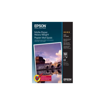 EPSON Matte Paper Heavy Weight - A4 (210 mm x 297 mm) - 167 g/m2 - 50 Lap