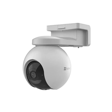 EZVIZ EB8 kültéri akkumulátoros 4G kamera, színes éjszakai látás, 360°- os panoráma kilátás, aktív sziréna védelem 512GB