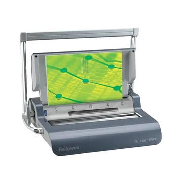 FELLOWES Spirálozógép, fém spirálkötéshez, manuális, 130 lap, "Quasar Wire"