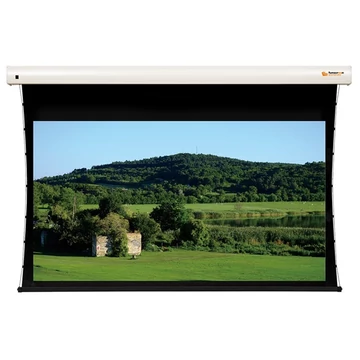 FUNSCREEN 105" (16:9) Premium Plus motoros vetítővászon (oldalfeszített, Méret: 260x142 cm, Látható méret:234x132 cm)