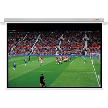 FUNSCREEN 94" (16:10) Premium Plus motoros vetítővászon (álmennyezeti, Méret: 213x131 cm, Látható méret: 203x126 cm)
