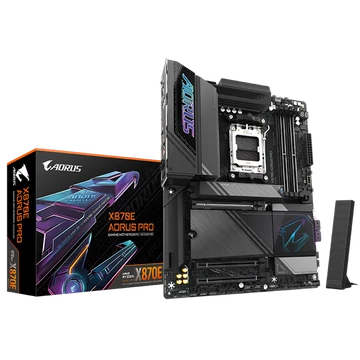 GIGABYTE Alaplap AM5 X870E AORUS PRO AMD X870, ATX