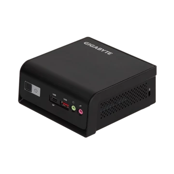 GIGABYTE PC BRIX, Intel N-series N250 3.8GHz, HDMI, 2xDisplayport, LAN, WIFI, BT, 2.5" HDD hely, 3xUSB