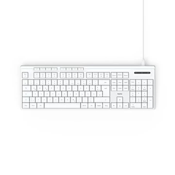 HAMA 173053, BILLENTYŰZET "CK-200",USB, FEHÉR