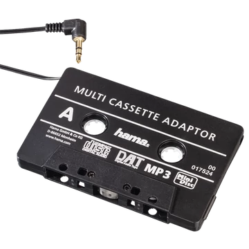 HAMA 17524, CD ADAPTER KAZETTA AUTORÁDIÓHOZ, FEKETE