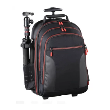 HAMA 139854, FOTÓS HÁTIZSÁK "MIAMI 200 III" TROLLEY, FEKETE