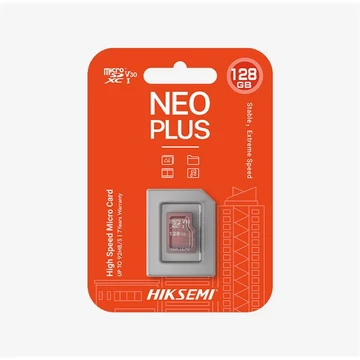 HIKSEMI Memóriakártya MicroSDXC 128GB Neo Plus CL10 95R/50W V30 (HIKVISION)
