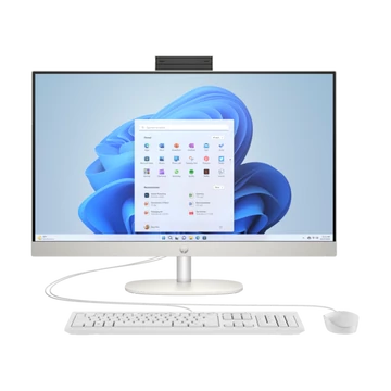 HP AIO 27-cr0005nn 27" FHD AG IPS 300cd, Ryzen7 7730U 2GHz, 16GB, 512GB SSD, Win 11, fehér
