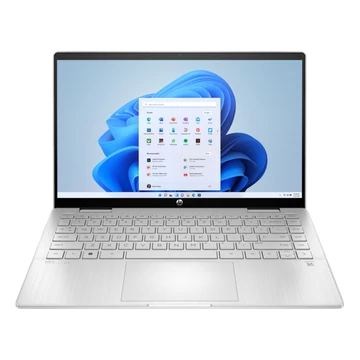 HP Pavilion x360 14-ek2001nh 14" FHD IPS 300cd Touch, Core 5-120U 1.4GHz, 16GB, 512GB SSD, Win 11, ezüst