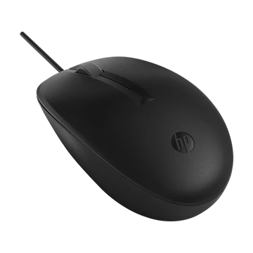 HP vezetékes lézer egér 128 - fekete