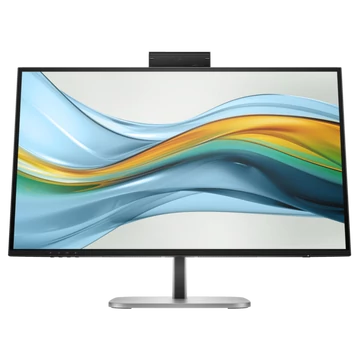 HP monitor 27” Series 5 Pro 527pm Matt IPS 2560x1440, 100Hz, 16:9, 1500:1,350cd,5ms,HDMI,DP, webcam, speak, fekete/ezüst