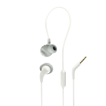 JBL Endurance Run 2 Wired (Vezetékes sport fülhallgató), Fehér
