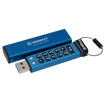 KINGSTON Pendrive 512GB Ironkey Keypad 200 AES-256 FIPS 140-3 Lvl 3
