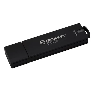 KINGSTON Pendrive 64GB IronKey D500S AES-256 FIPS 140-3 Lvl 3