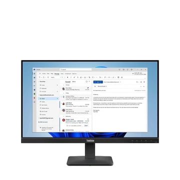 LENOVO Monitor - ThinkVision S24-4e, 23.8" FHD 1920x1080 IPS, 16:9, 1300:1, 250cd/m2, 4ms, HDMI, VGA