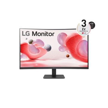 LG Ívelt VA monitor 31.5" 32MR50C-B, 1920x1080, 16:9, 250cd/m2, 5ms, 2xHDMI/VGA