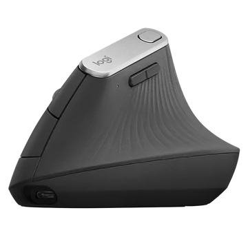 LOGITECH Egér - MX Vertical Ergonomic Bluetooth Optikai, Fekete