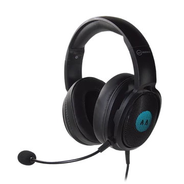 MARWUS GH109 vezetékes gaming headset mikrofonnal, 7.1 virtuális térhangzással és LED világítással