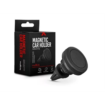 MAXLIFE UNIVERZÁLIS SZELLŐZŐRÁCSBA ILLESZTHETŐ MÁGNESES PDA/GSM AUTÓS TARTÓ - MXCH-12 MAGNETIC CAR HOLDER - FEKETE