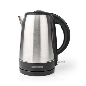 MELISSA vízforraló 2200W, 1,7 l, rozsdamentes acél, 360°-ban forgatható, Rejtett fűtőszál, Strix® vezérlő