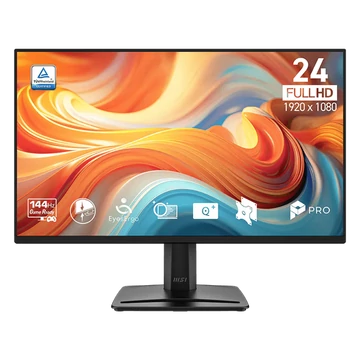 MSI Monitor Business PRO MP245 E14VL 23,8" FHD 1920x1080, VA, 16:9, 144Hz, 4000:1, 1ms, HDMI, VGA, Black