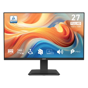 MSI Monitor Business PRO MP273 E14A 27" FHD 1920x1080, IPS 16:9 144Hz, 4ms, 1000:1, HDMI, DP, VGA, Black