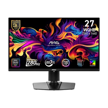 MSI Monitor GAMING MAG 271QP QD-OLED X28 26,5" WQHD 2560x1440 16:9 280Hz 0,03ms 2x HDMI, DP, Black
