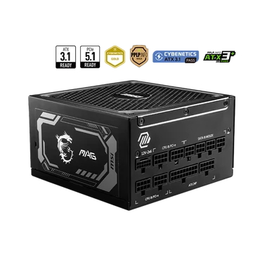 MSI Tápegység 1250W 80+ Gold moduláris, Gen 5.0