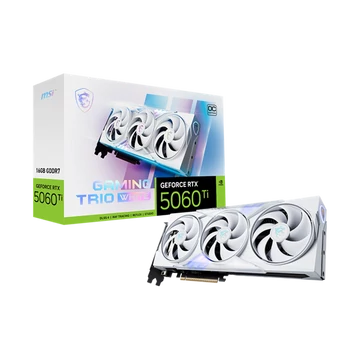 MSI Videokártya PCI-Ex16x nVIDIA RTX 5060 Ti GAMING TRIO 16GB DDR7 OC WHITE