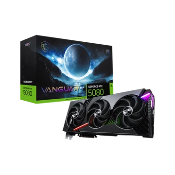 MSI Videokártya PCI-Ex16x nVIDIA RTX 5080 VANGUARD SOC 16GB DDR7