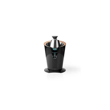 Nedis  KAJC300CBK citrusprés, 160W, fekete / narancs, rozsdamentes acél kiöntő csepegésgátló