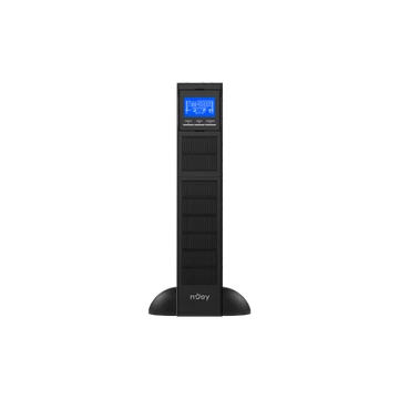 NJOY Szünetmentes Balder 3000L, 3000VA, 2700W, Online rack (2U), LCD display
