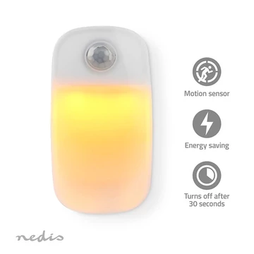 Nedis LNLW10WT éjszakai irányfény, mozgásérzékelős