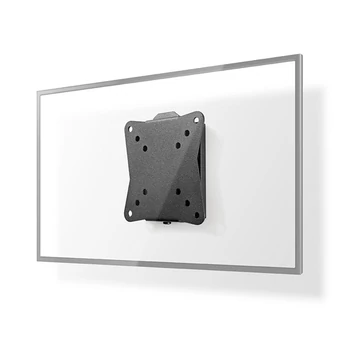 Nedis TVWM1010BK LCD TV / monitor fali tartó konzol, 13-27",  max. teherbírás 30 kg, faltáv:20mm, acél
