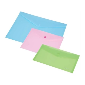 PANTA PLAST Irattartó tasak, DL, PP, patentos, PANTA PLAST, pasztell kék