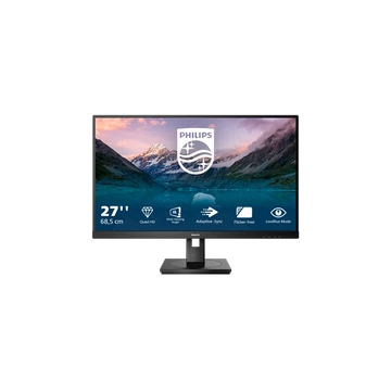 PHILIPS VA monitor 27" 275S9JML, 2560x1440, 16:9, 300cd/m2, 4ms, HDMI/DisplayPort/3xUSB, Pivot, hangszóró