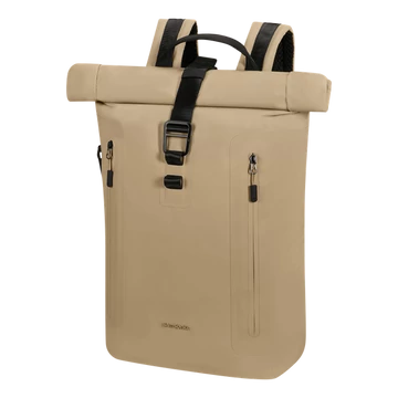 SAMSONITE Notebook hátizsák 151792-1775 Coatify Biz ROLLTOP BACKPACK 15.6" SAND, homok