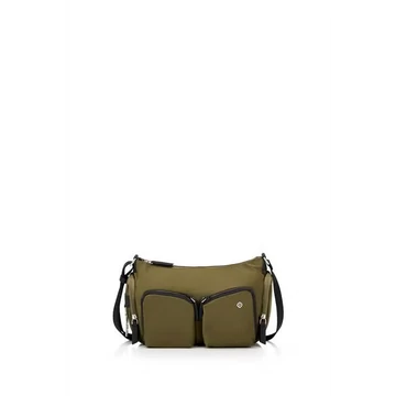 SAMSONITE Válltáska 154017-1635 Blazing SHOULDER BAG 2 COMP OLIVE GREEN, Zöld