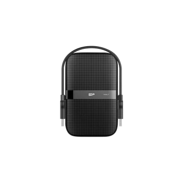 SILICON POWER 2.5" HDD USB 3.2 2TB Armor A60 ütésálló + vízálló, Fekete