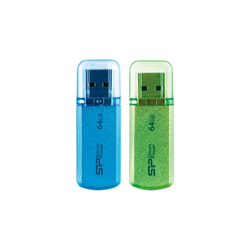 SILICON POWER Pendrive 16GB, Helios - 101 USB 2.0, Kék