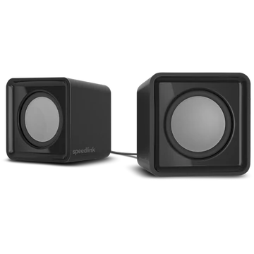 SPEEDLINK SL-810004-BK TWOXO Stereo Speakers, black, Sztereó hangszórók, fekete